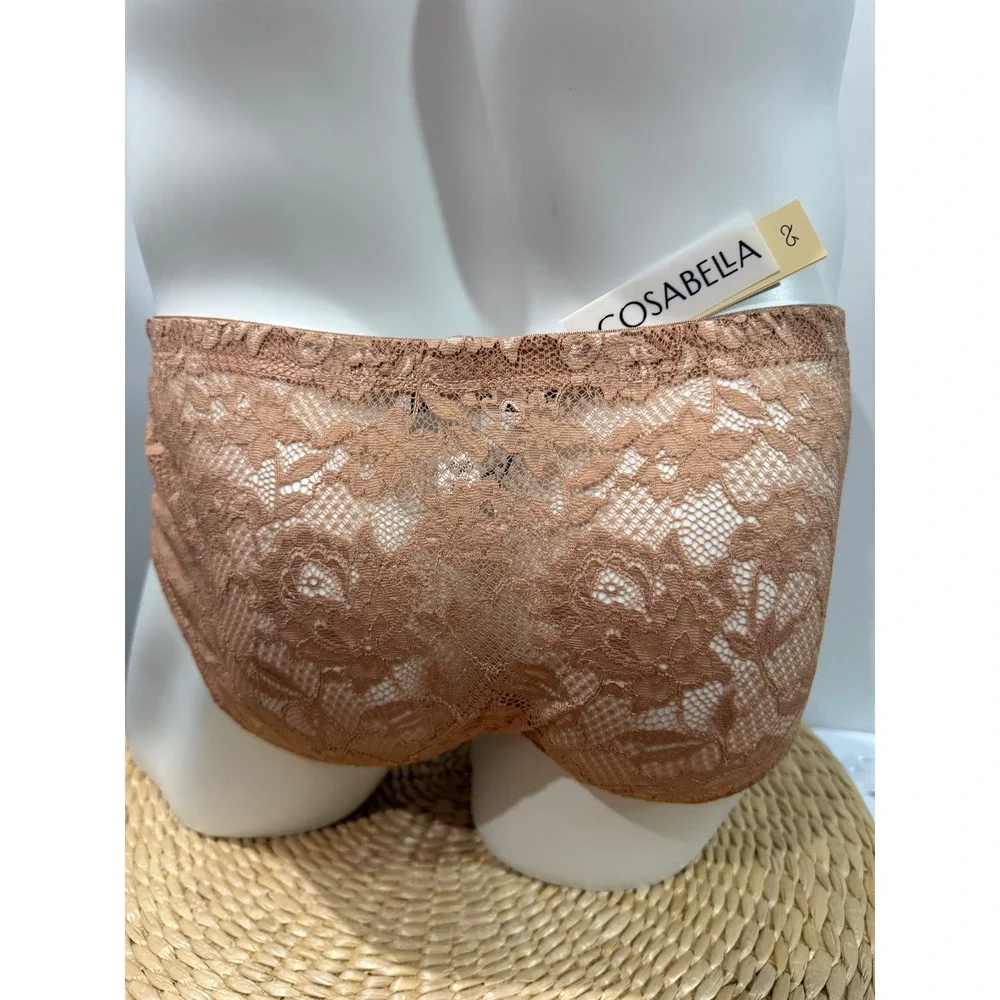 Cosabella Men's NSN Never Comfort Micro Lace Brief Cinque Luxury Underwear L